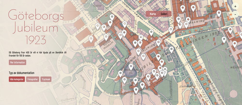 Återupplev Jubileumsutställningen 1923 Med Jubileumsportalen ...